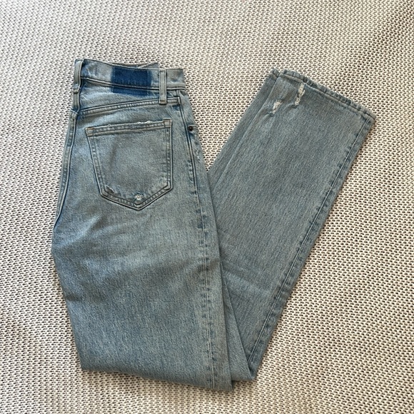 Abercrombie 90s straight ultra high rise Jean 25L/0Long - Picture 4 of 4
